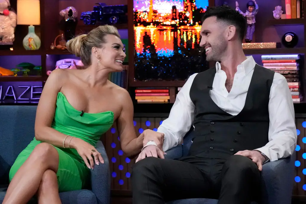 Lindsay and Carl on WWHL