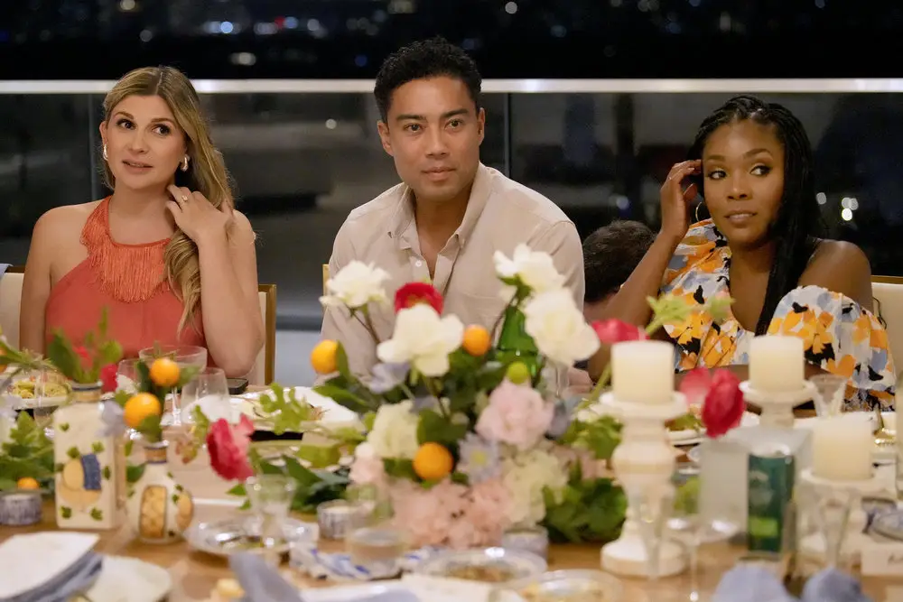 Janet and Jason in the hot seat at the Capri dinner