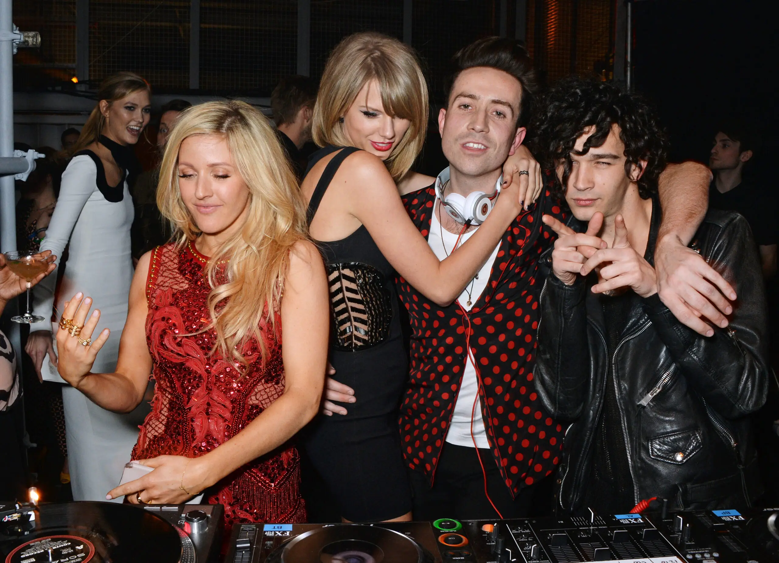 Taylor Swift with Matty Healy