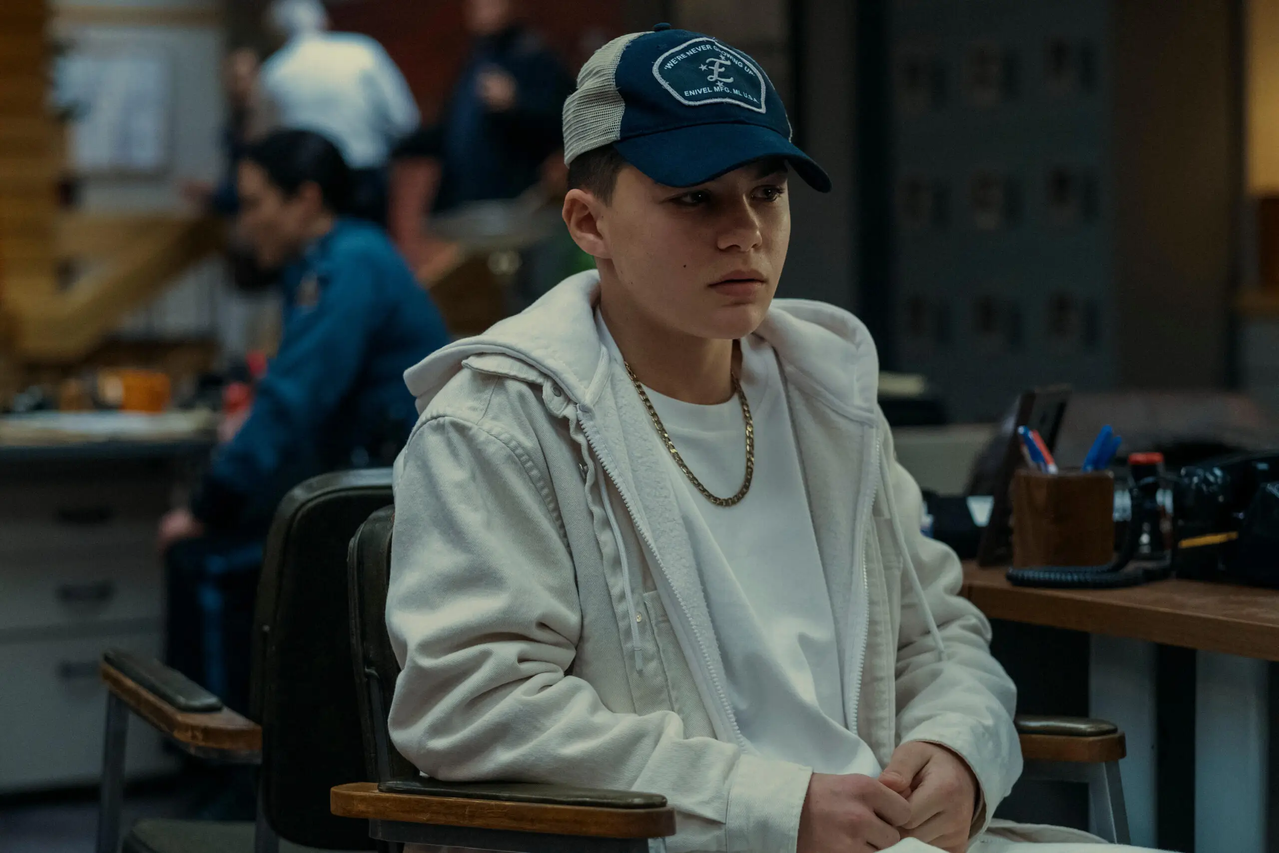 Under The Bridge -- “Looking Glass” - Episode 101 -- In 1997, on a quiet island in BC, fourteen-year-old Reena Virk attends a party and never returns home. Her disappearance intrigues a novelist returning to her hometown, who finds herself drawn into the hidden world of the teen suspects… Warren (Javon 'Wanna' Walton), shown. (Photo by: Bettina Strauss/Hulu)