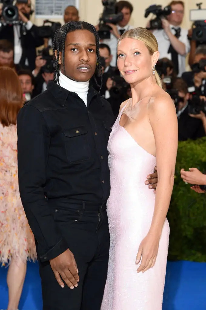 A$AP Rocky and Gwyneth Paltrow 