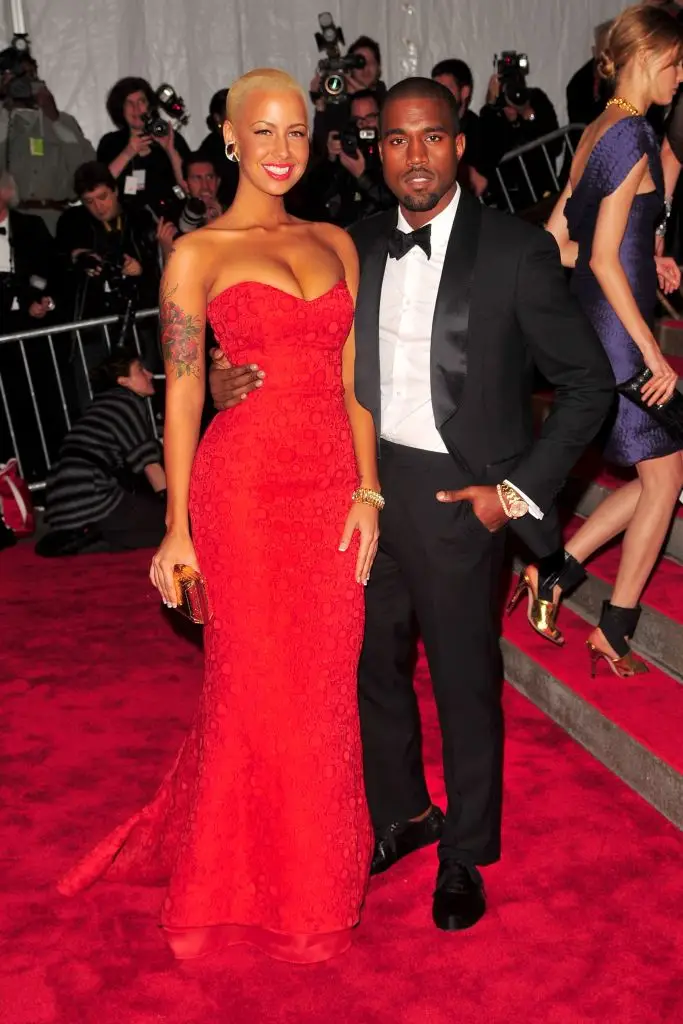 Amber Rose and Kanye West a