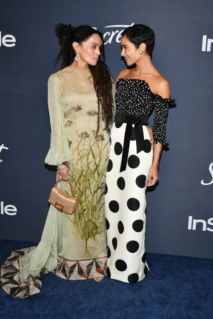 BEVERLY HILLS, CALIFORNIA - JANUARY 05: (L-R) Lisa Bonet and Zoë Kravitz attend the 21st Annual Warner Bros. And InStyle Golden Globe After Party at The Beverly Hilton Hotel on January 05, 2020 in Beverly Hills, California. (Photo by Amy Sussman/Getty Images)