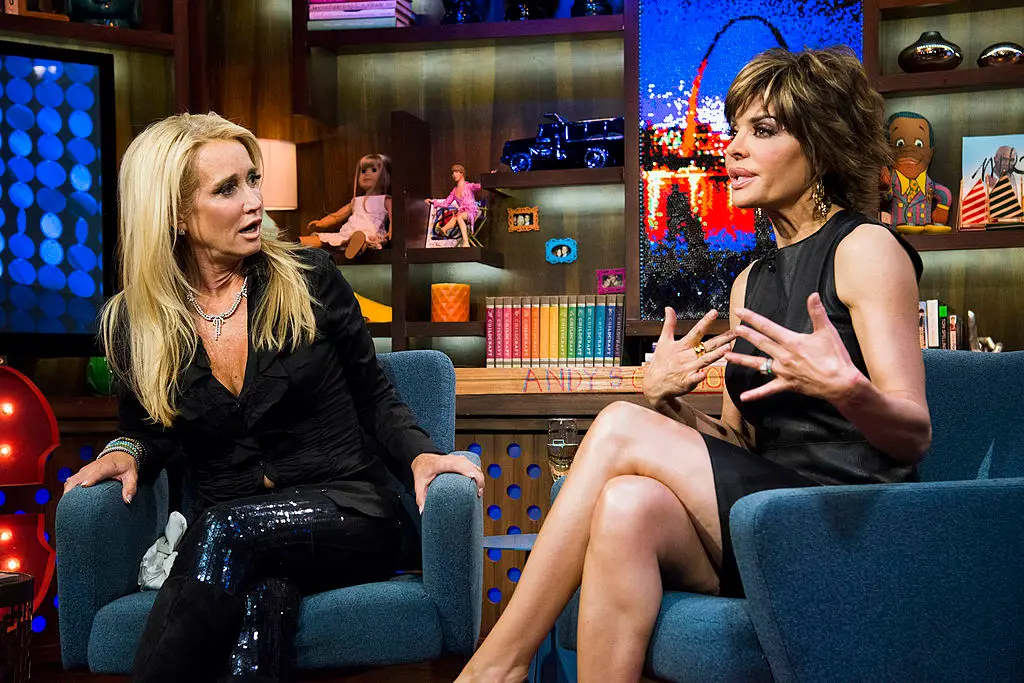Kim Richards and Lisa Rinna on 'WWHL'