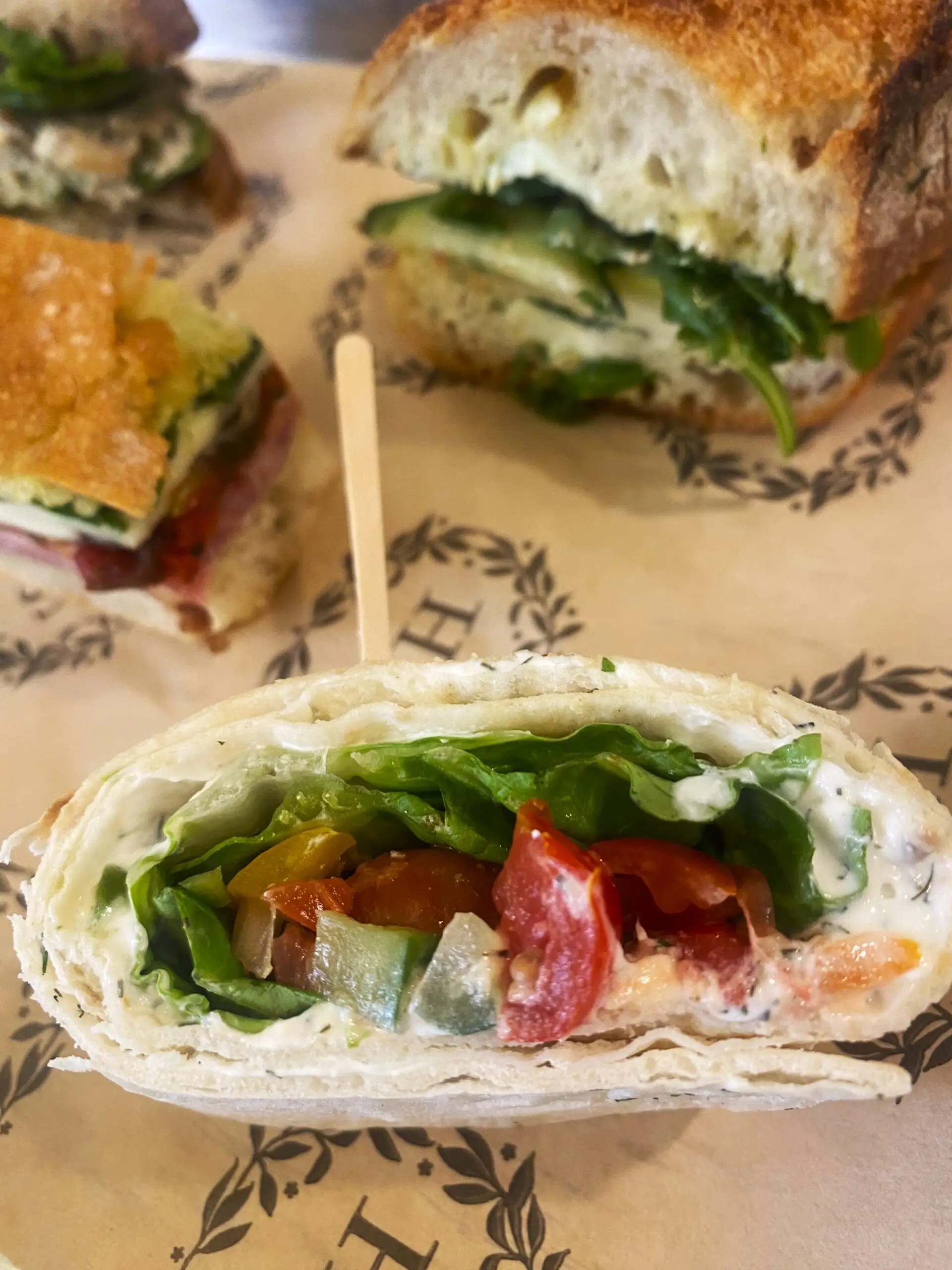 The Meg sandwhich at Something About Her