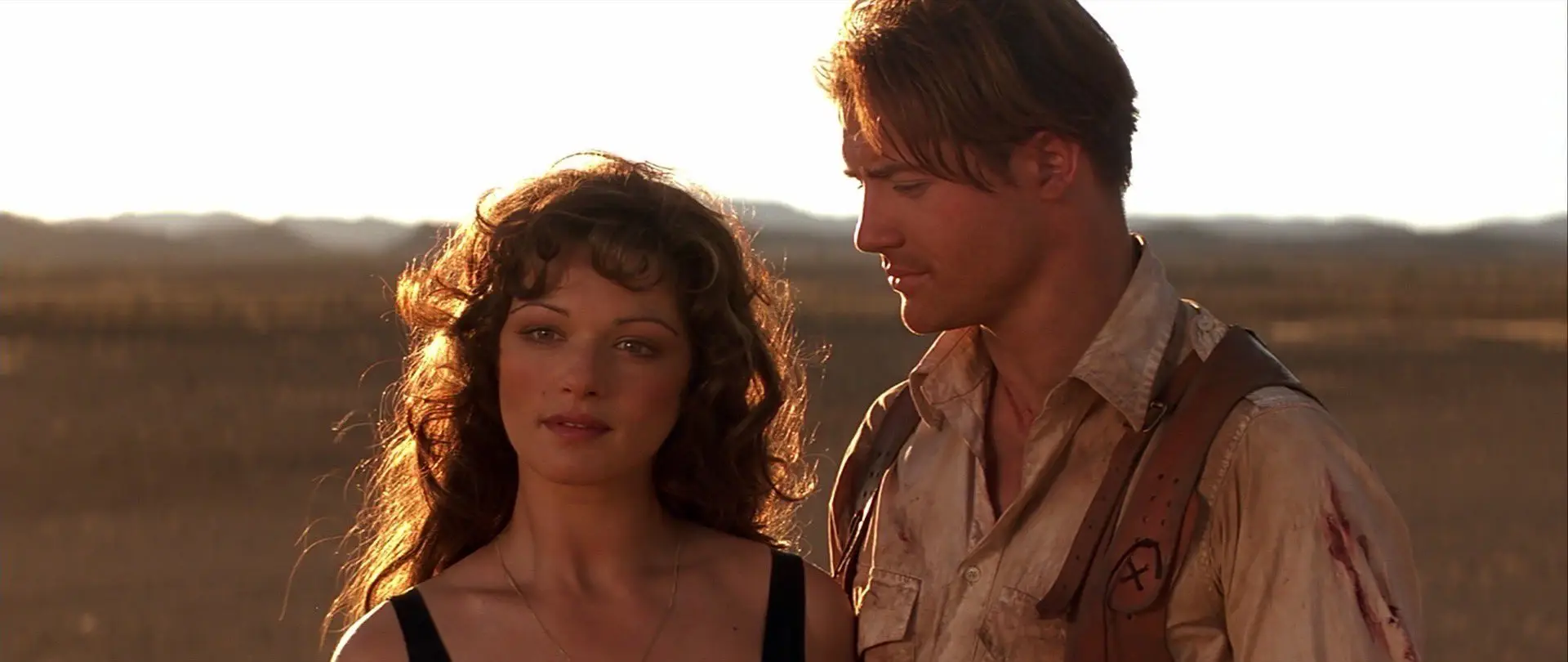 Rick O'Connell and Evelyn