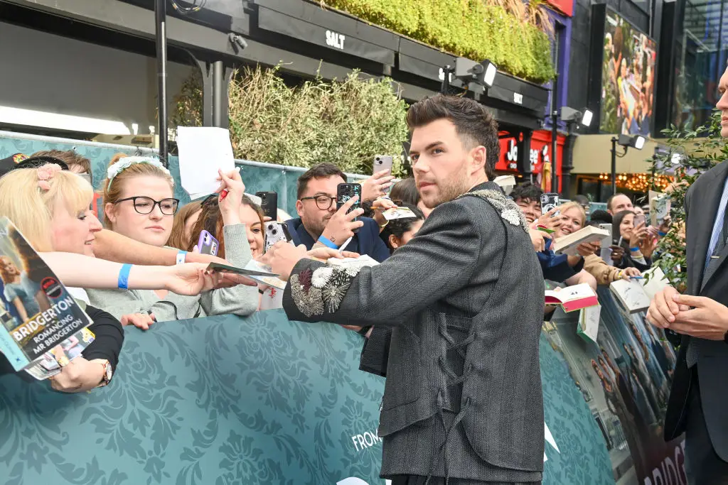 Luke Newton promotes Bridgerton