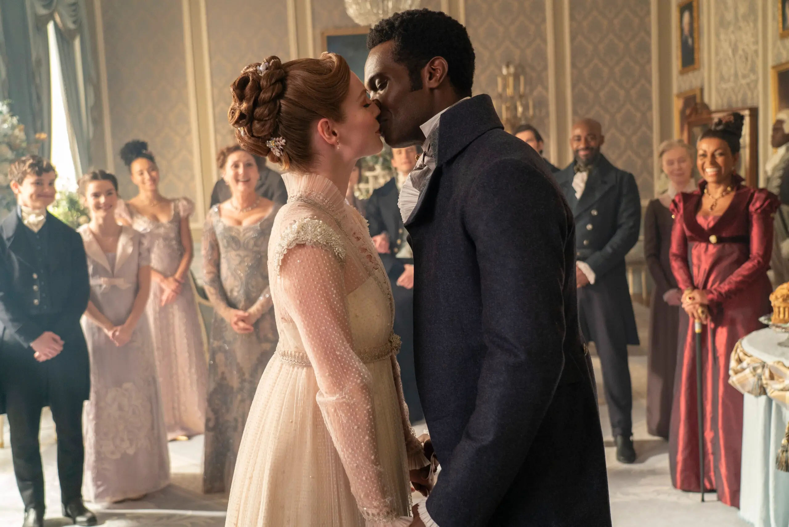 Francesca and John in 'Bridgerton'