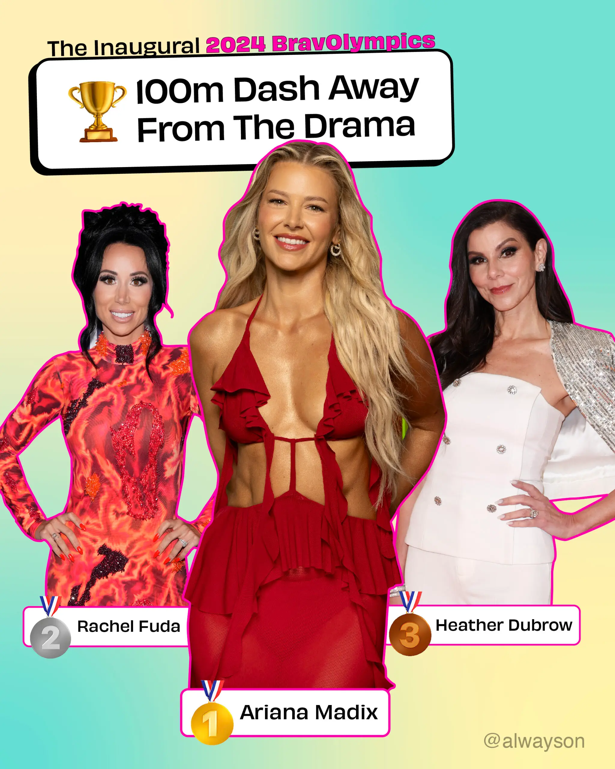 Bravo Olympics Ariana Madix Rachel Fuda Heather Dubrow