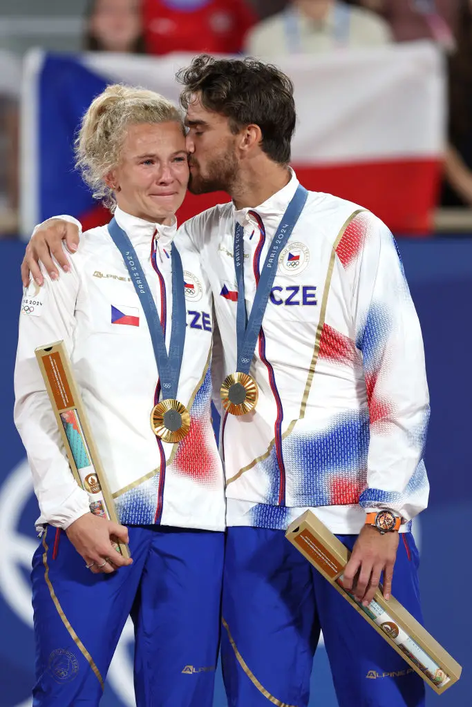 Katerina Siniakova and Tomas Machac of Team Czech Republic