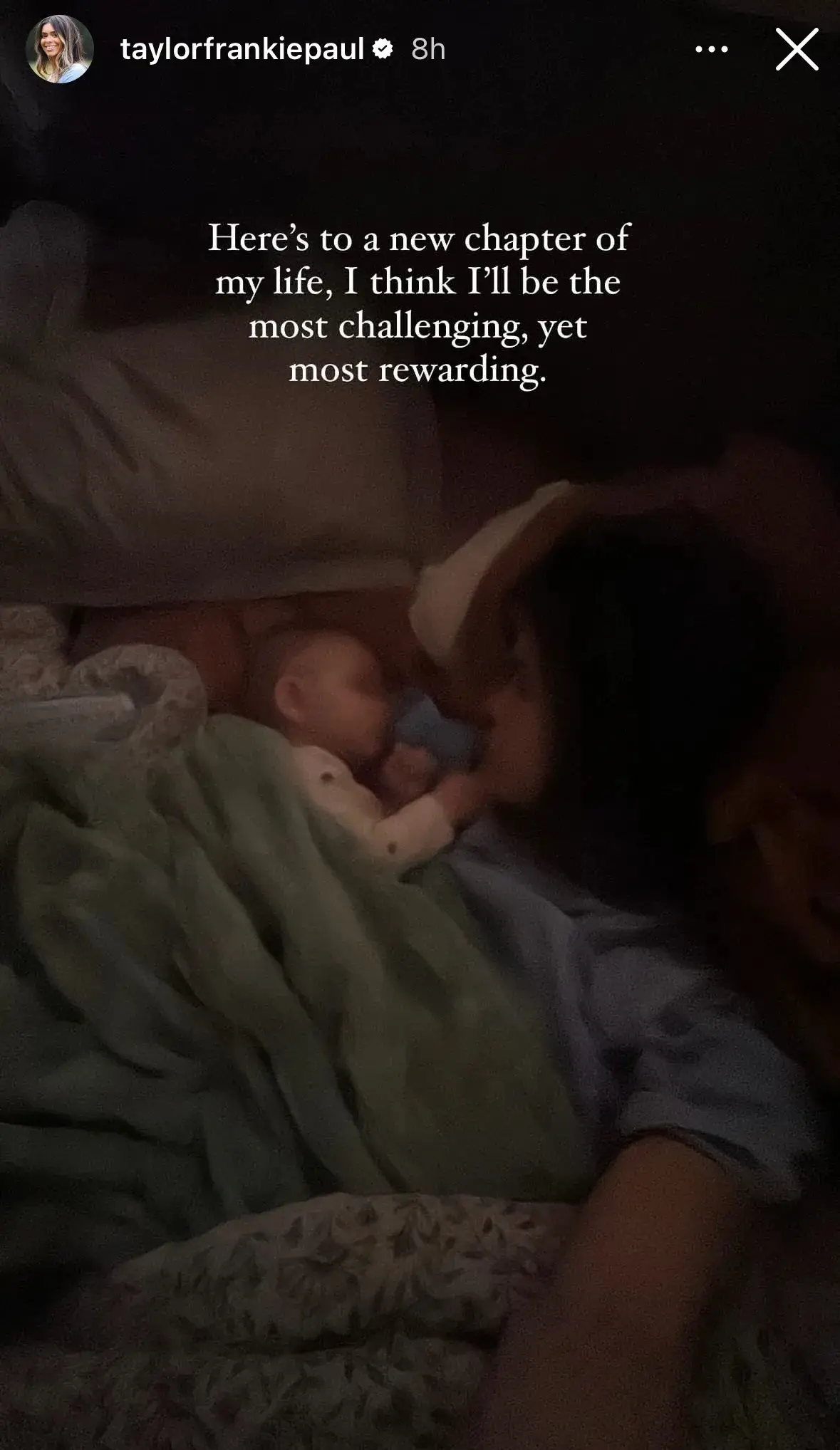 Taylor Frankie Paul and her baby