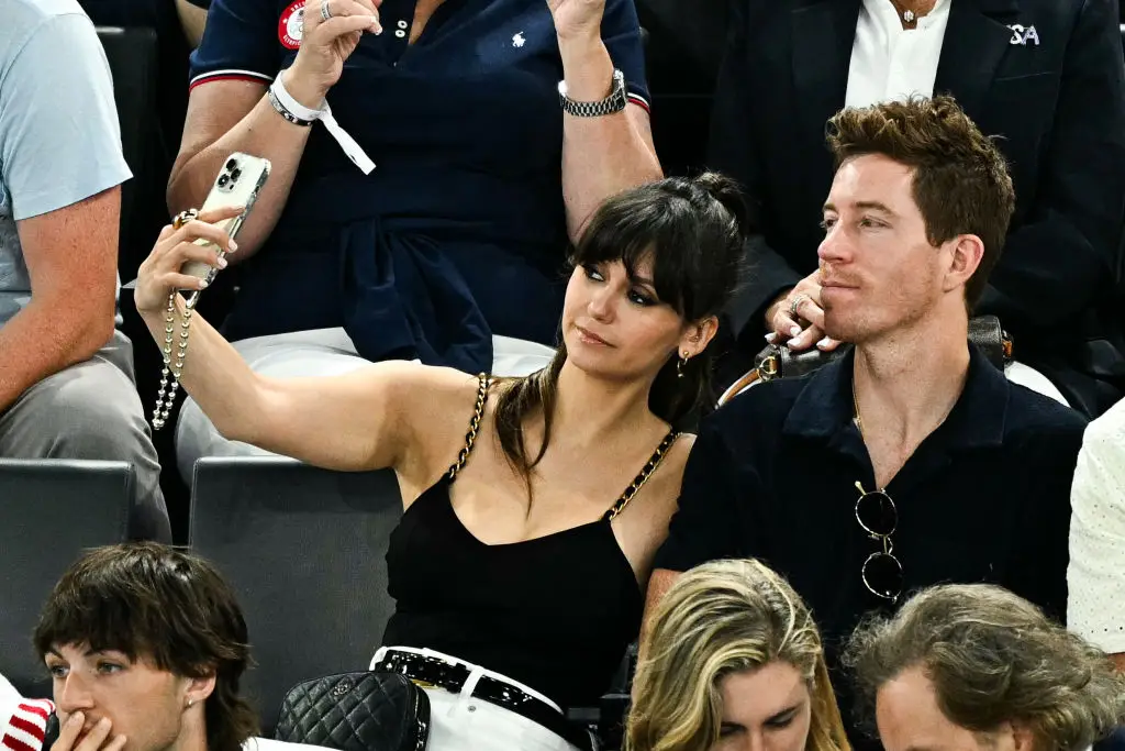 nina dobrev shaun white