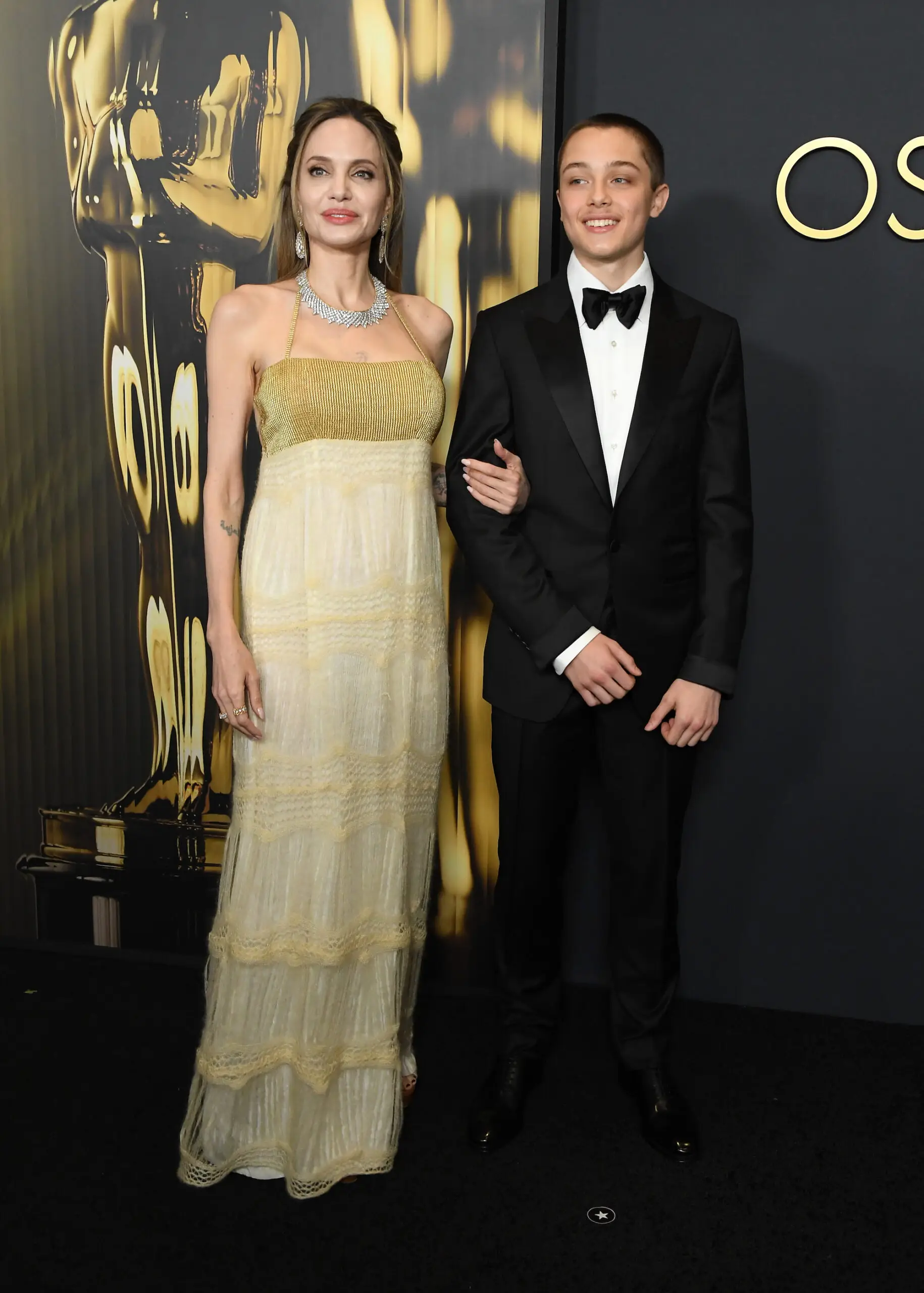 Angelina Jolie and Knox Jolie-Pitt at The Governors Awards