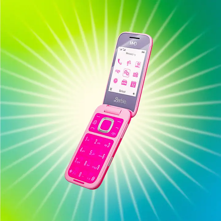 The 'Barbie' flip phone