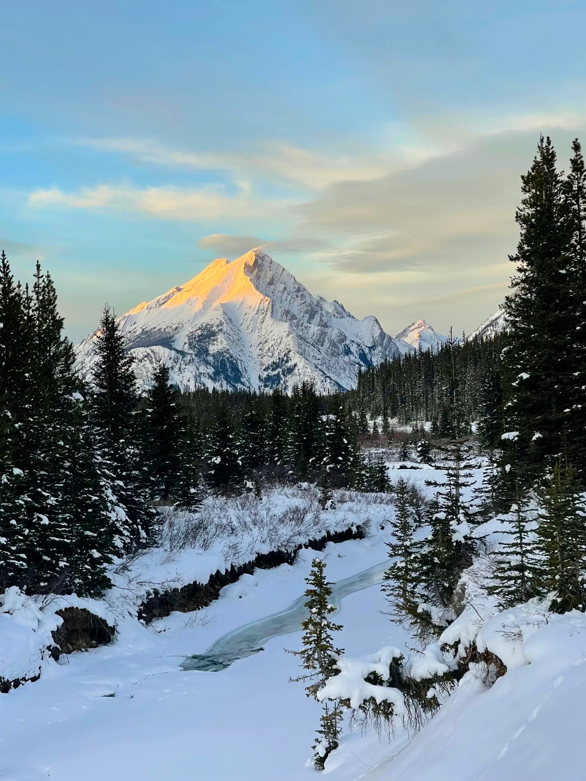 alberta canada in winter time banff and canmore