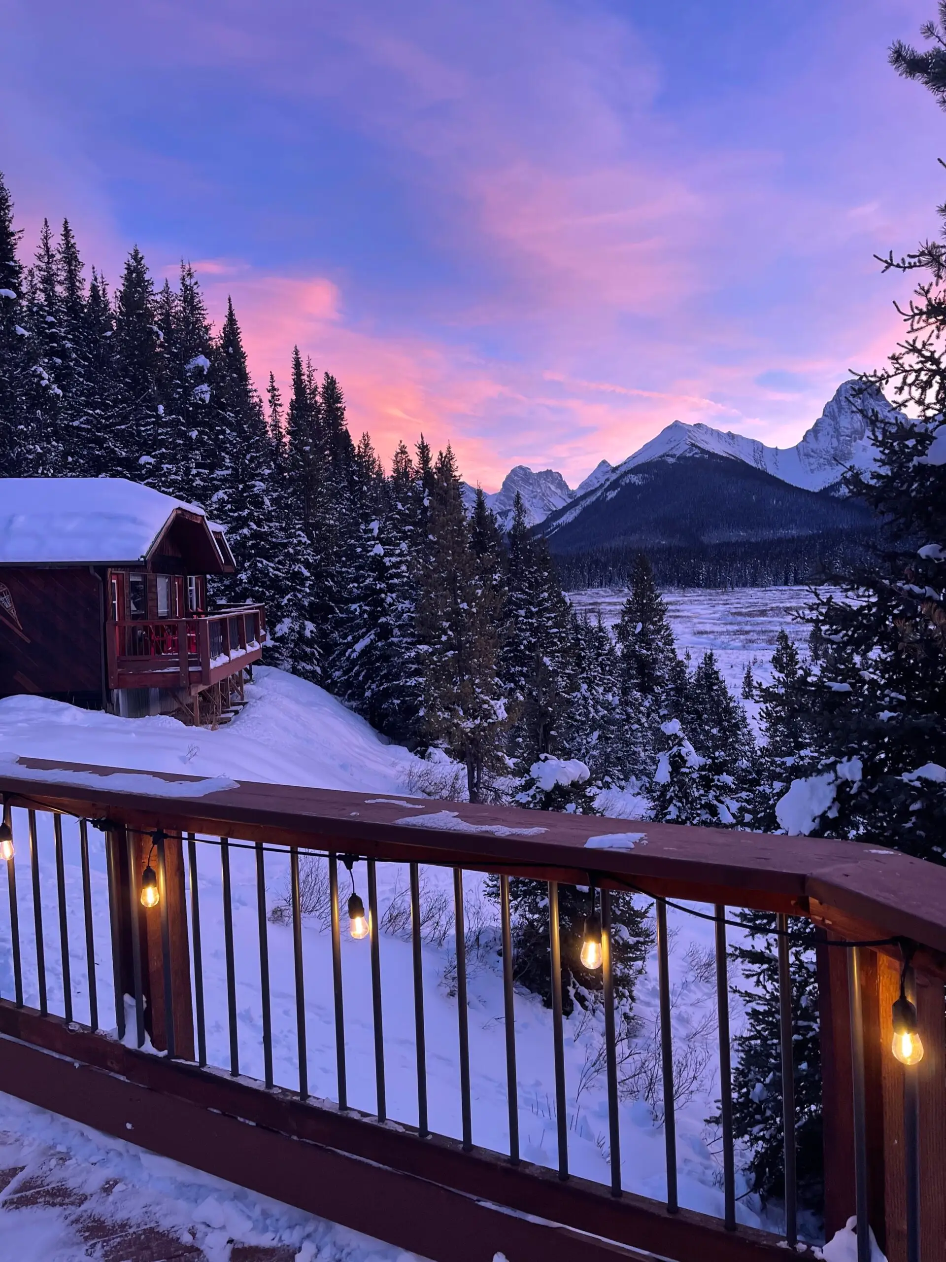 alberta canada in winter time banff and canmore