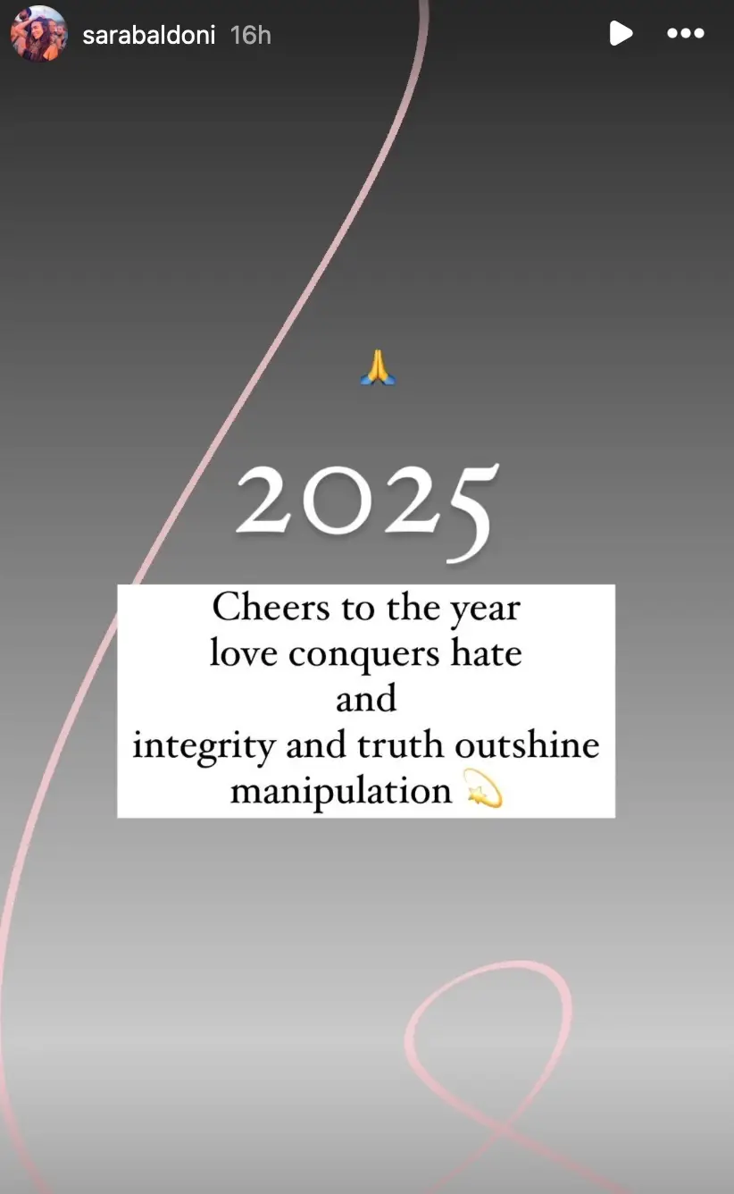 Sara Baldoni Instagram Story