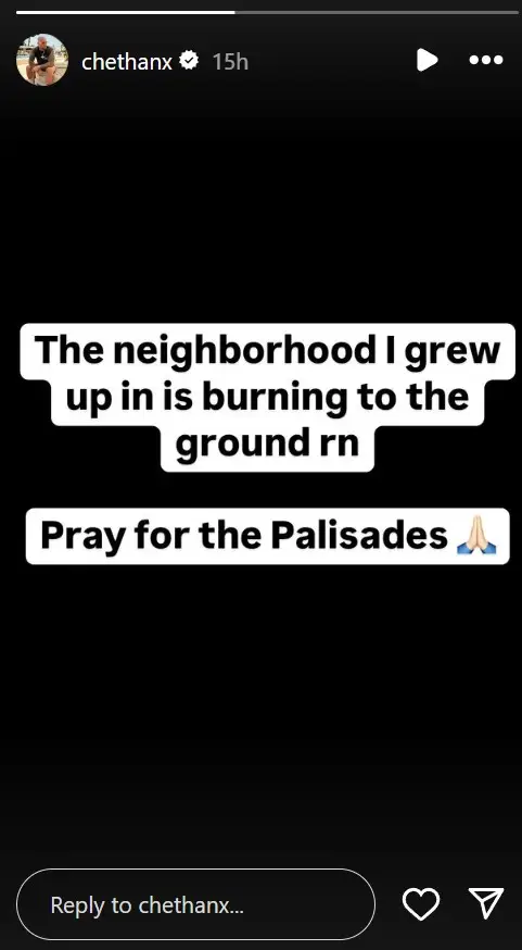 chet hanks statement