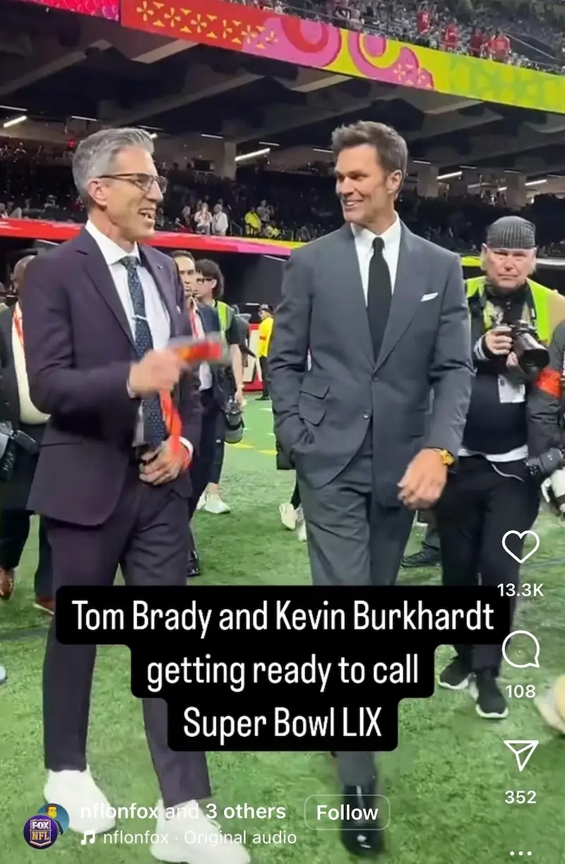 Tom Brady at the Super Bowl