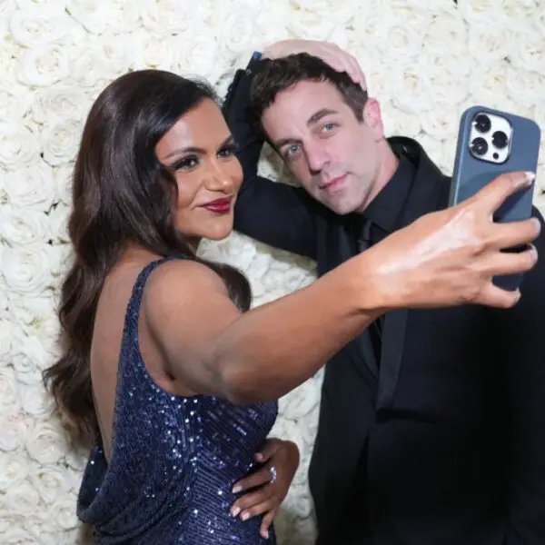 B.J. Novak is MIndy Kaling's kids' godfather.