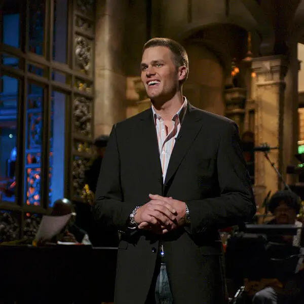 Tom Brady hosting 'Saturday Night Live' in 2005.