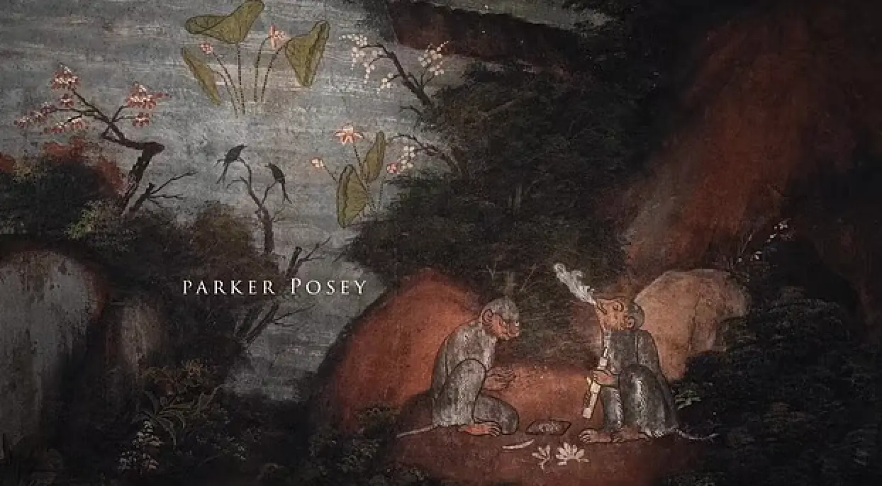 Parker Posey in 'The White Lotus' opening credits