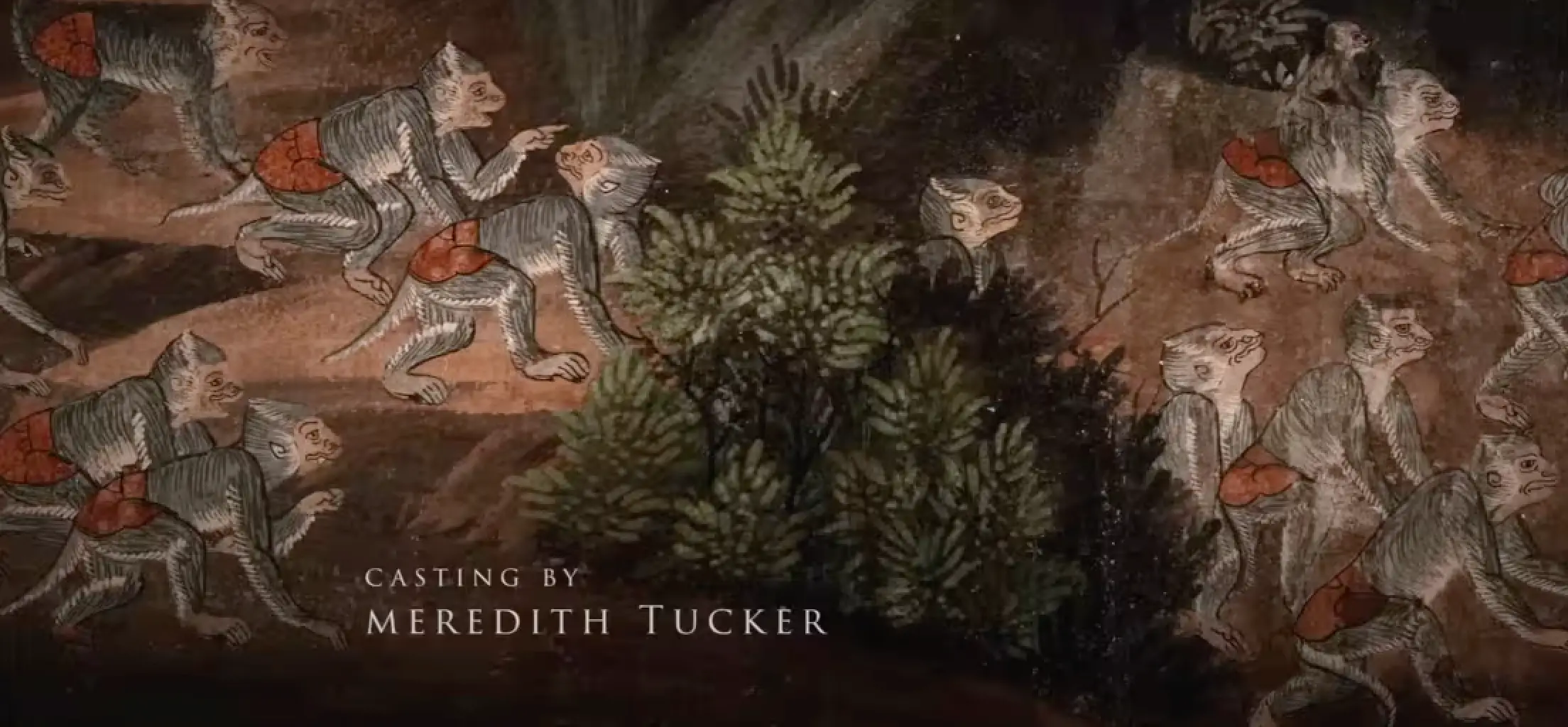 monkeys in 'The White Lotus' season 3 opening credits