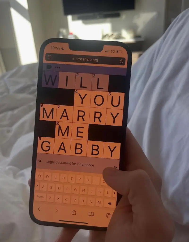 Robby Hoffman Gabby Windey proposal
