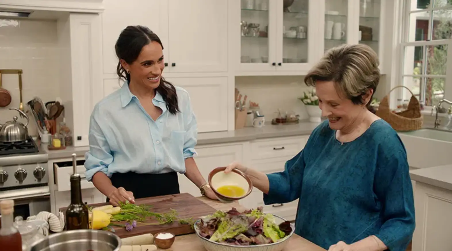 Meghan Markle and Alice Waters on 'With Love, Meghan'