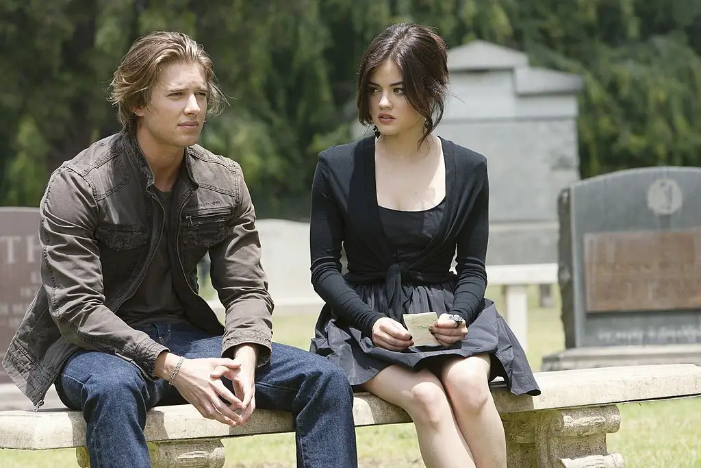 Lucy Hale and Drew Van Acker