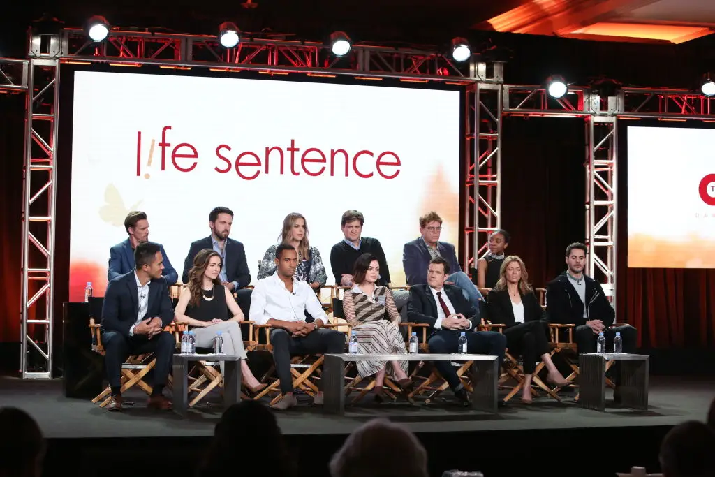 Lucy Hale and the cast of 'Life Sentence'