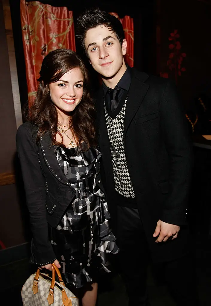 Lucy Hale and David Henrie