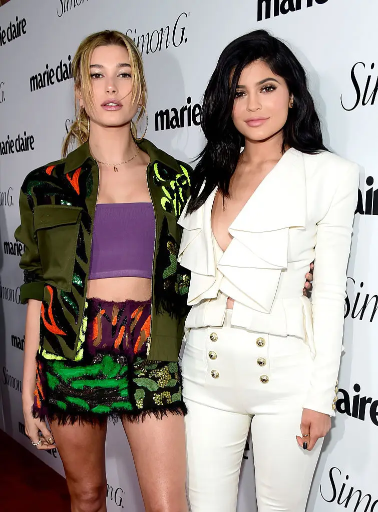 Hailey Bieber and Kylie Jenner