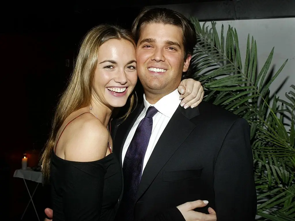 Vanessa Trump and Donald Trump Jr.