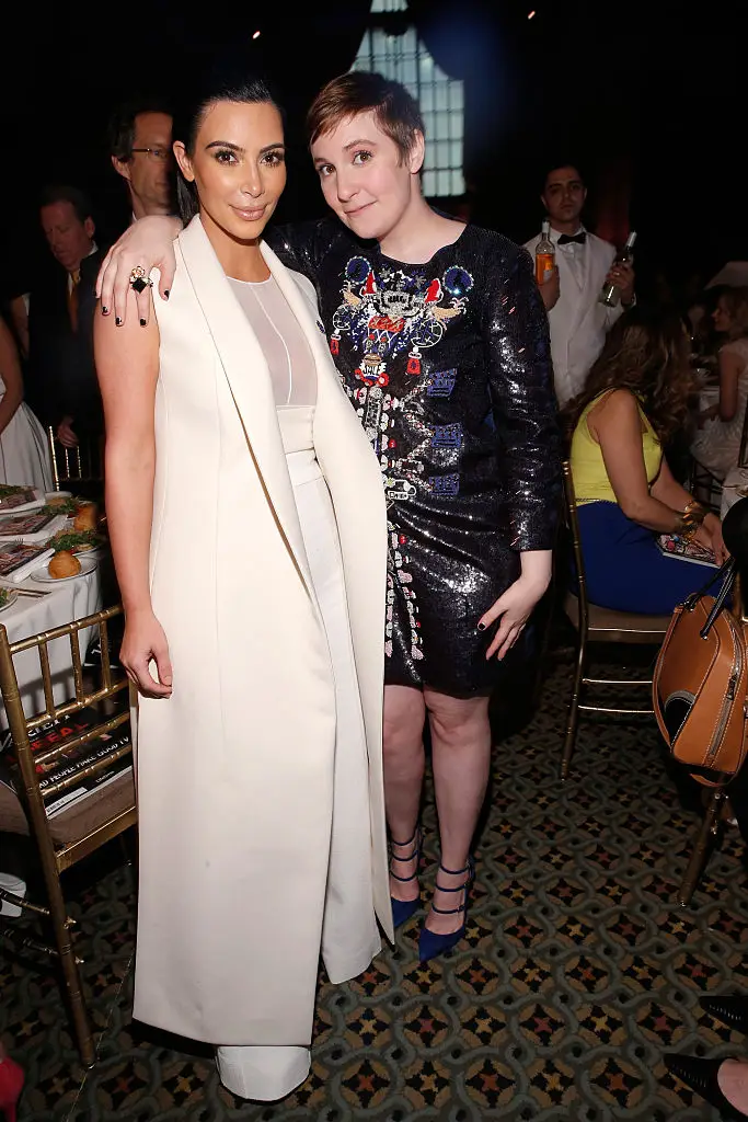 Lena Dunham Kim Kardahsian Variety's Power of Women April 2015
