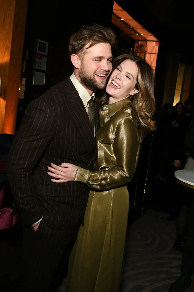 Meghann Fahy Leo Woodall Bridget Jones premiere