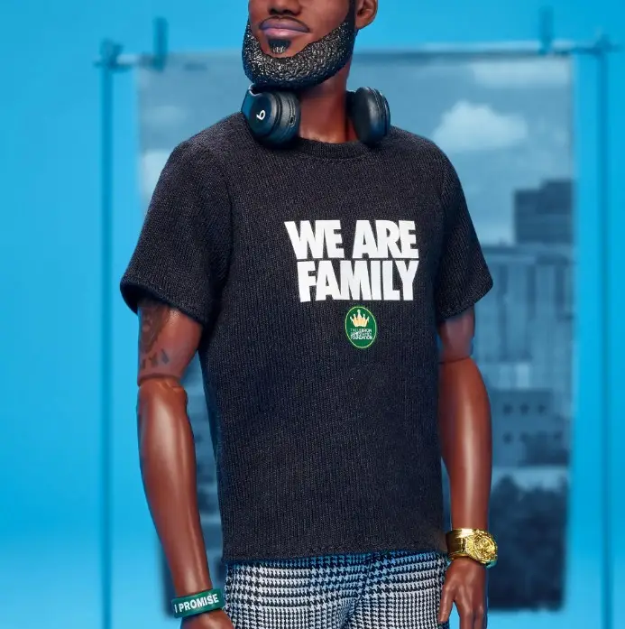 lebron james barbie outfit details