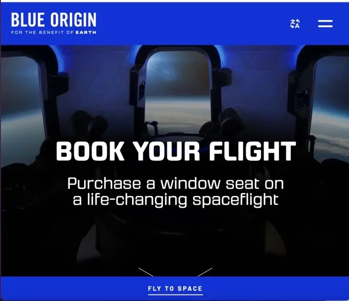 Blue Origin Ad