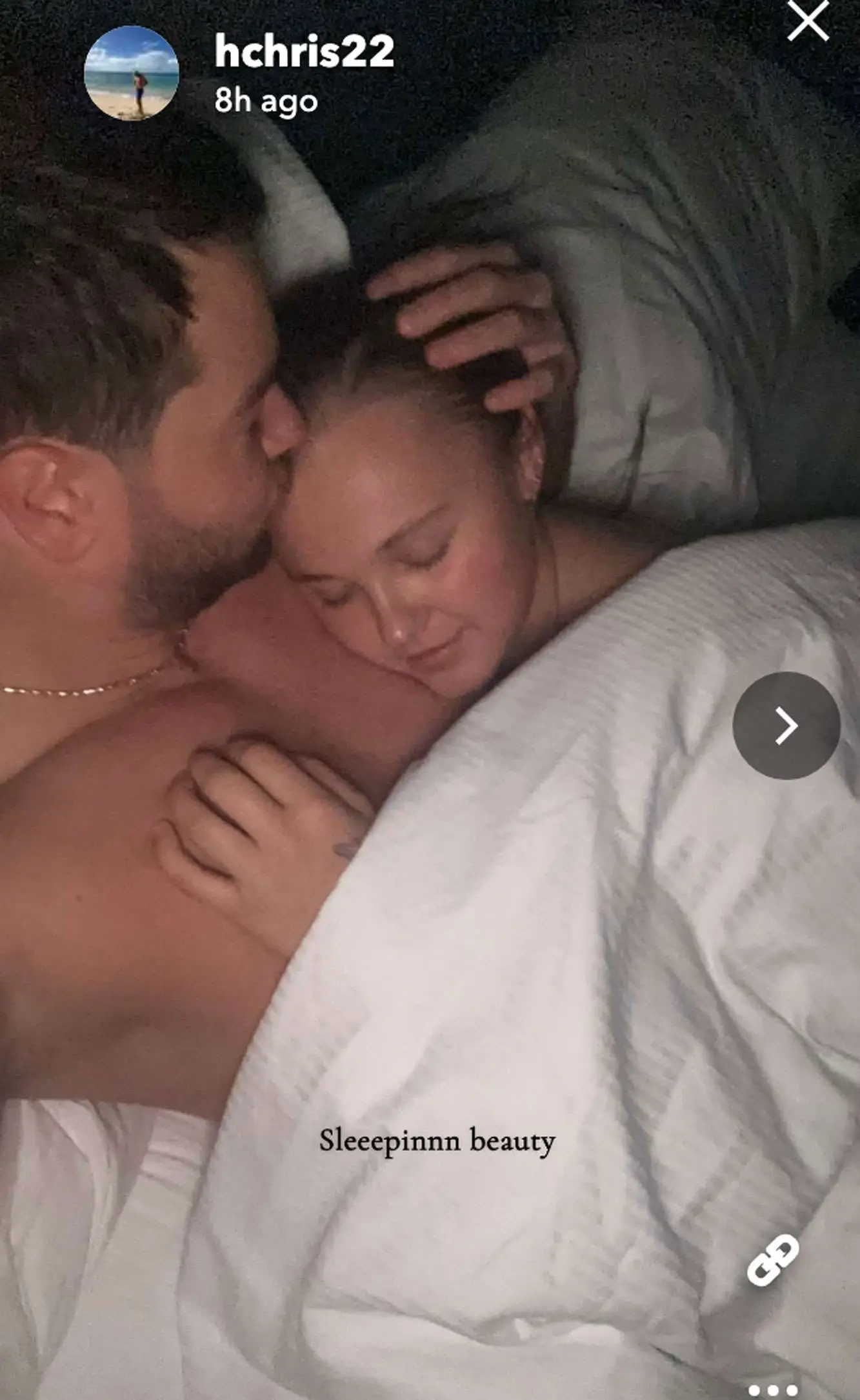 JoJo Siwa and Chris Hughes