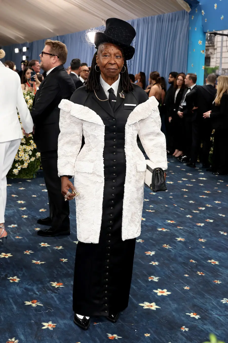 NEW YORK, NEW YORK - MAY 05: Whoopi Goldberg attends the 2025 Met Gala Celebrating "Superfine: Tailoring Black Style" at Metropolitan Museum of Art on May 05, 2025 in New York City. (Photo by John Shearer/WireImage)