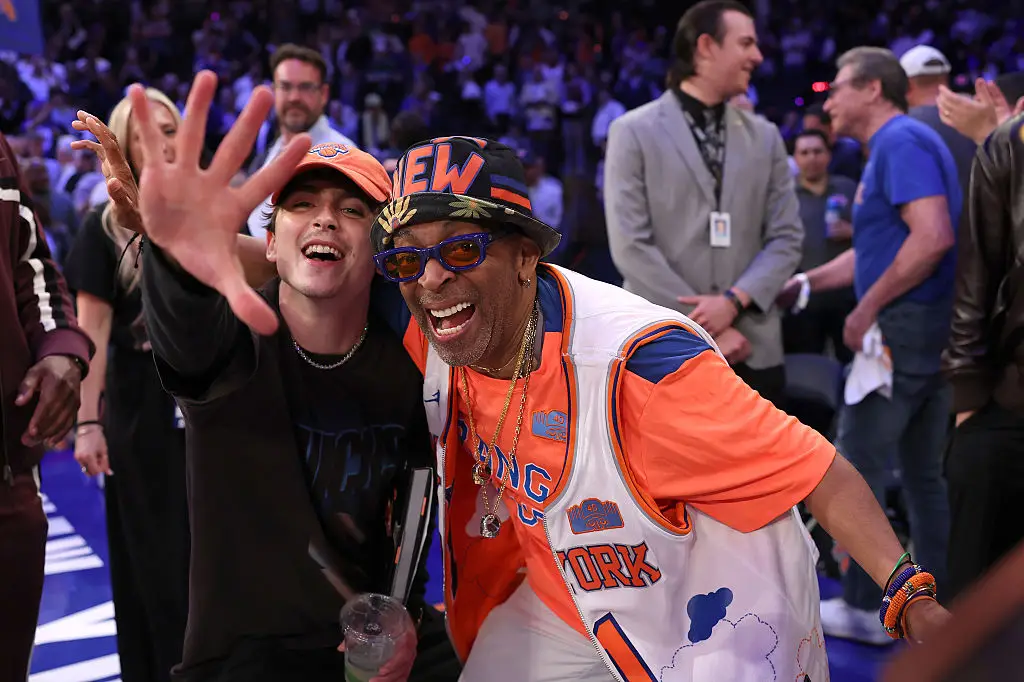 Timothee Chalamet Spike Lee Knicks