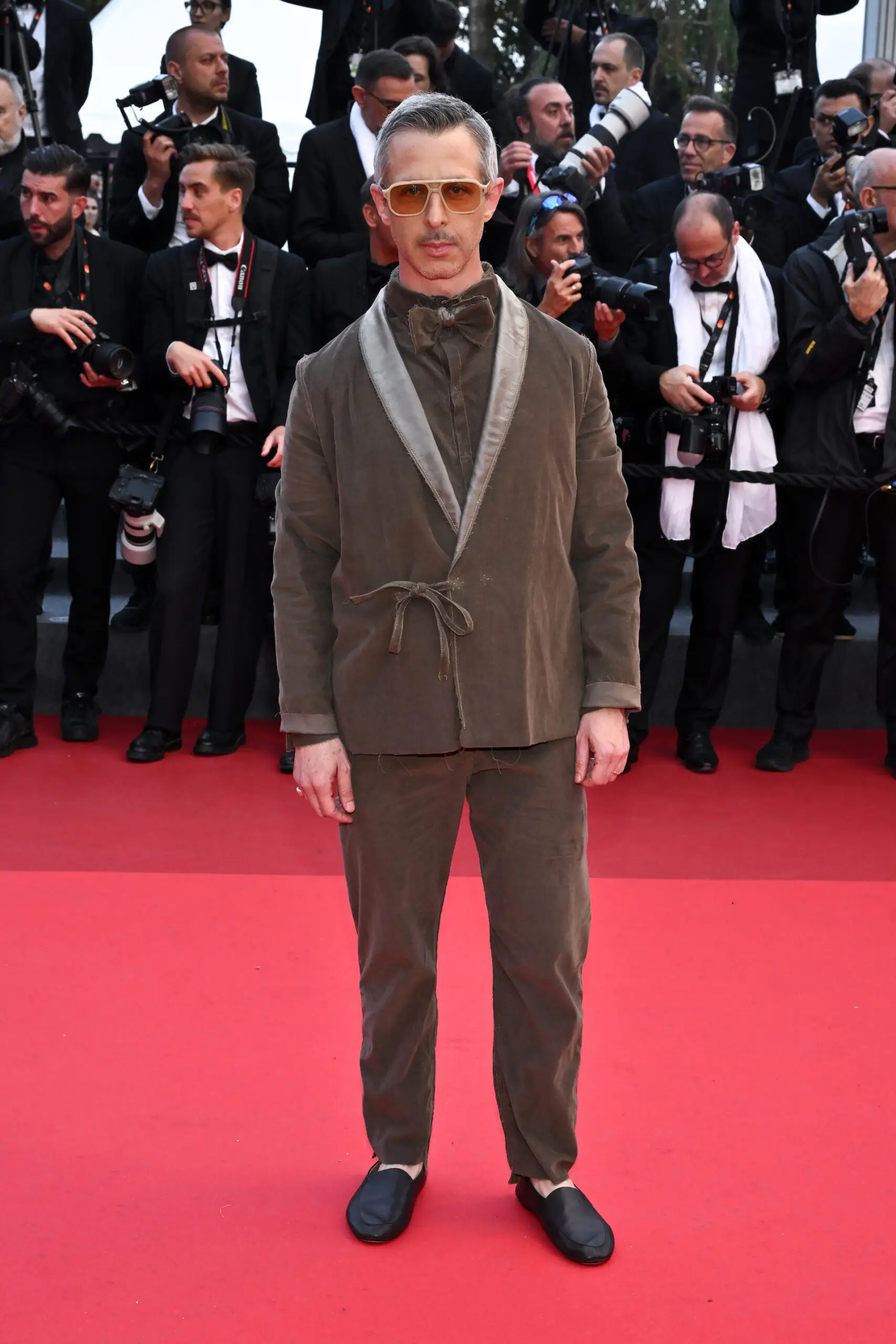 Jeremy Strong at the "Eddington" Premiere at The 78th Cannes Film Festival at Palais des Festivals on May 16, 2025 in Cannes, France. (Photo by Michael Buckner/Variety via Getty Images)