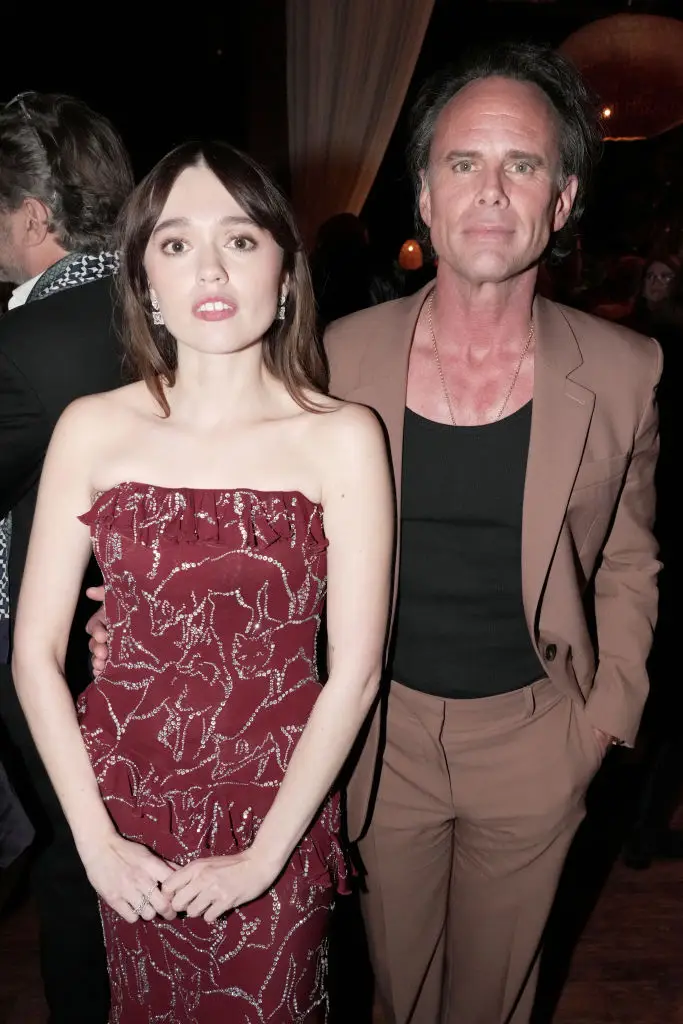 Walton Goggins and Aimee Lou Wood