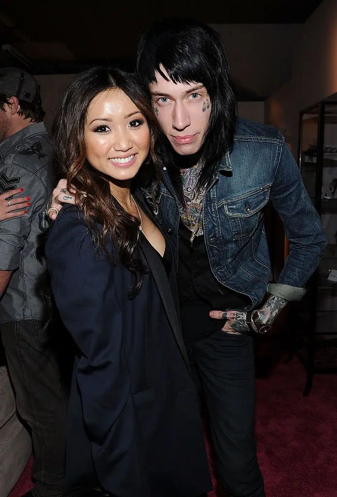 Brenda Song and Trace Cyrus