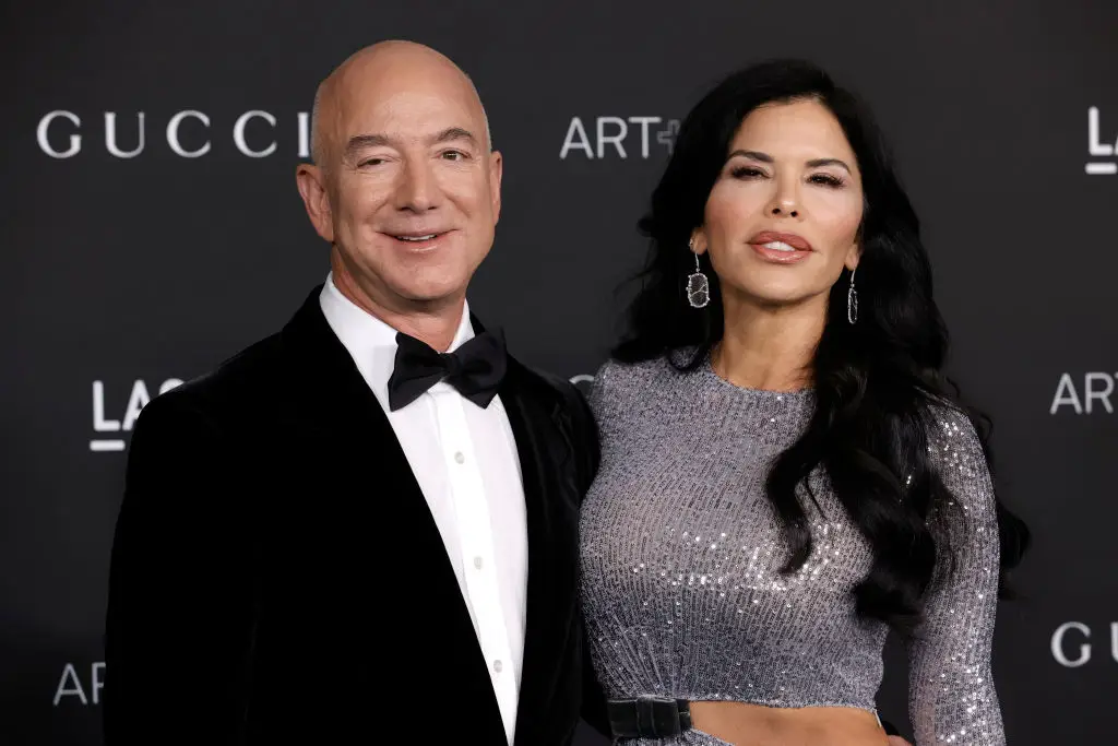 Lauren Sanchez Jeff Bezos LA 2021