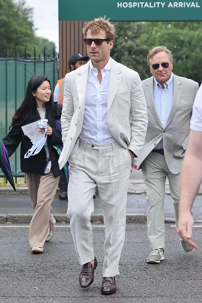 Glen Powell Wimbledon