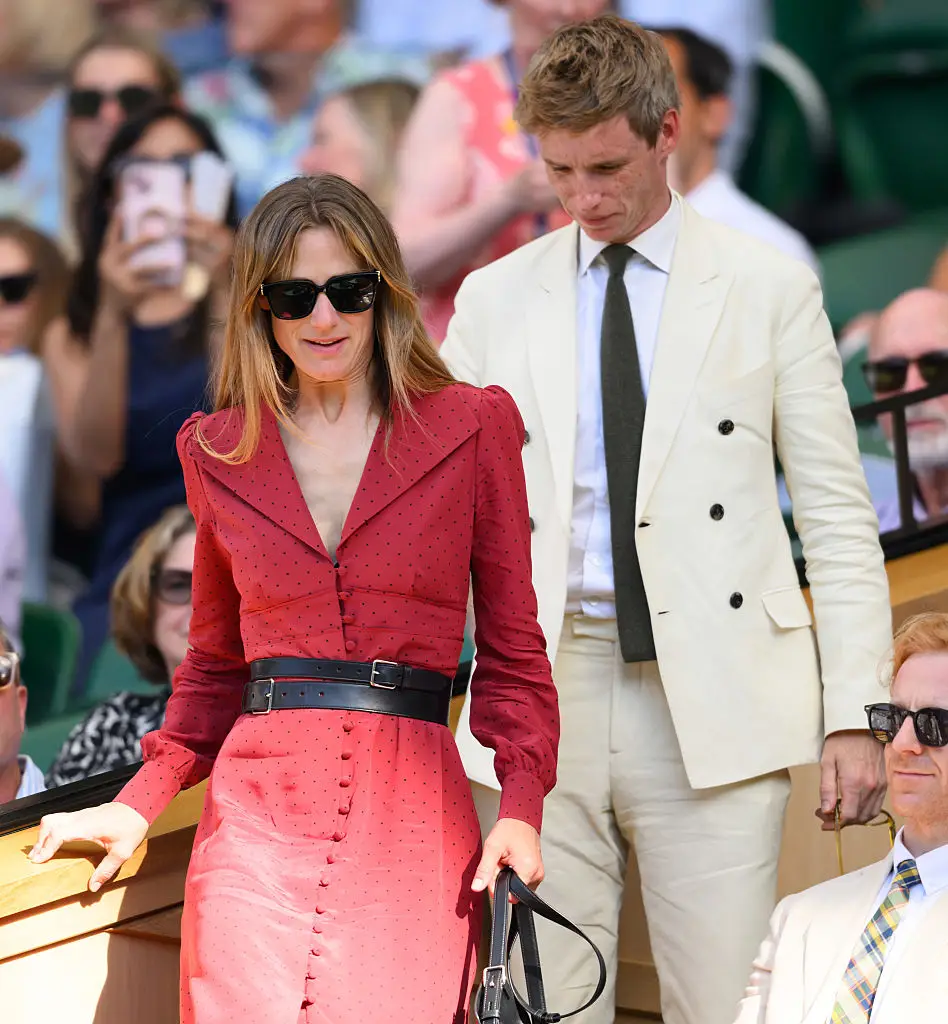 Hannah Bagshawe and Eddie Redmayne 