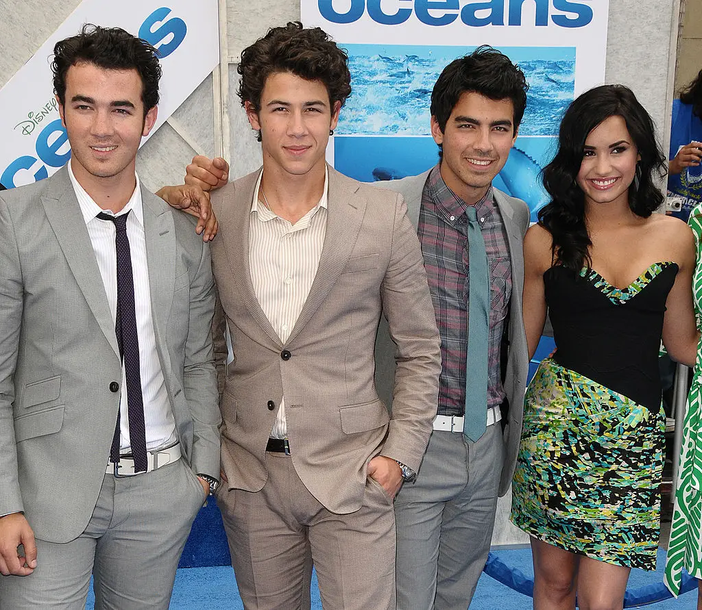 Demi Lovato and the Jonas Brothers