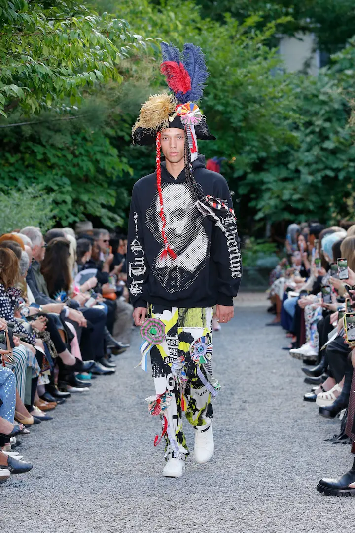 Libertine’s collection about beauty and love boasted many motifs of war