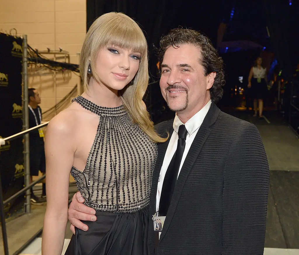 Taylor Swift and Scott Borchetta